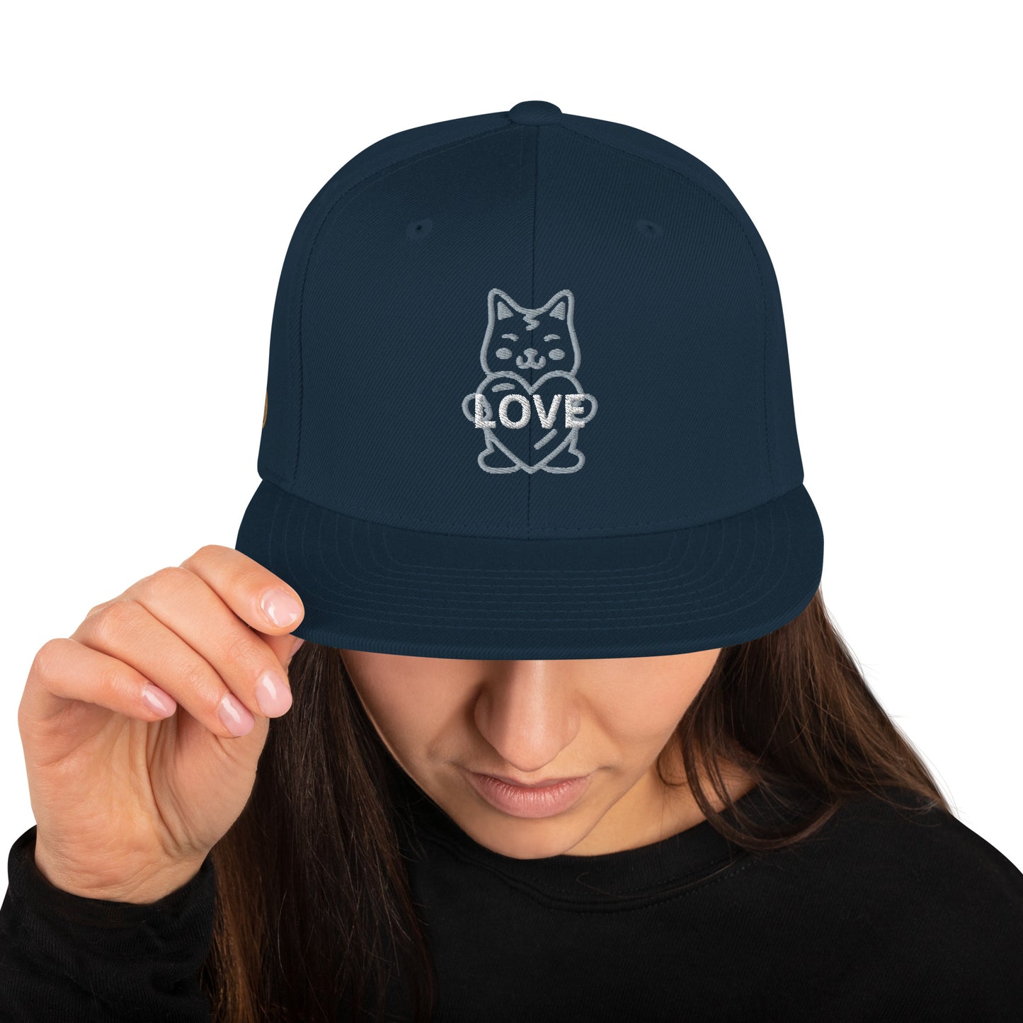 Snapback Hat -Cat