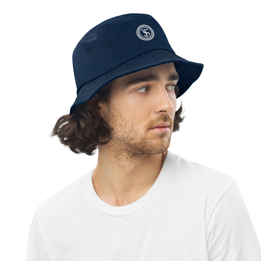 Crowning Comfort- Denim bucket hat