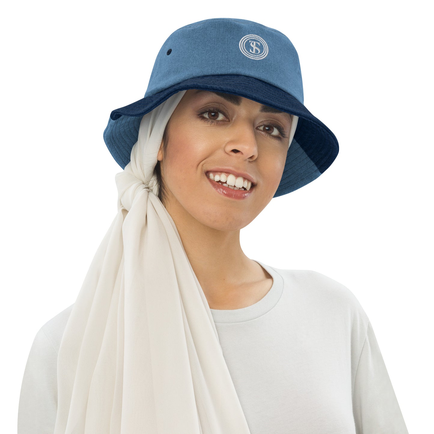 Wellness- Denim bucket hat