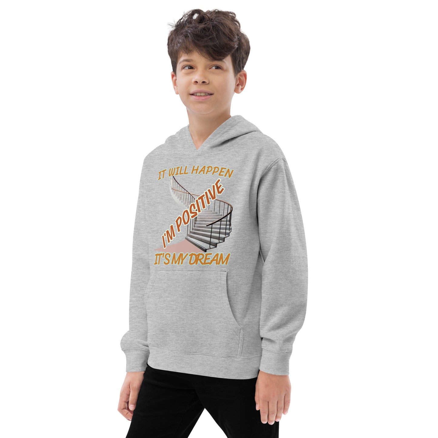 Youths in Motion-Kids fleece hoodie