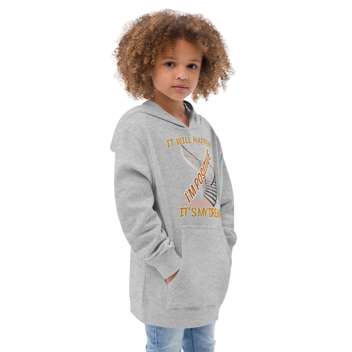 Youths in Motion-Kids fleece hoodie