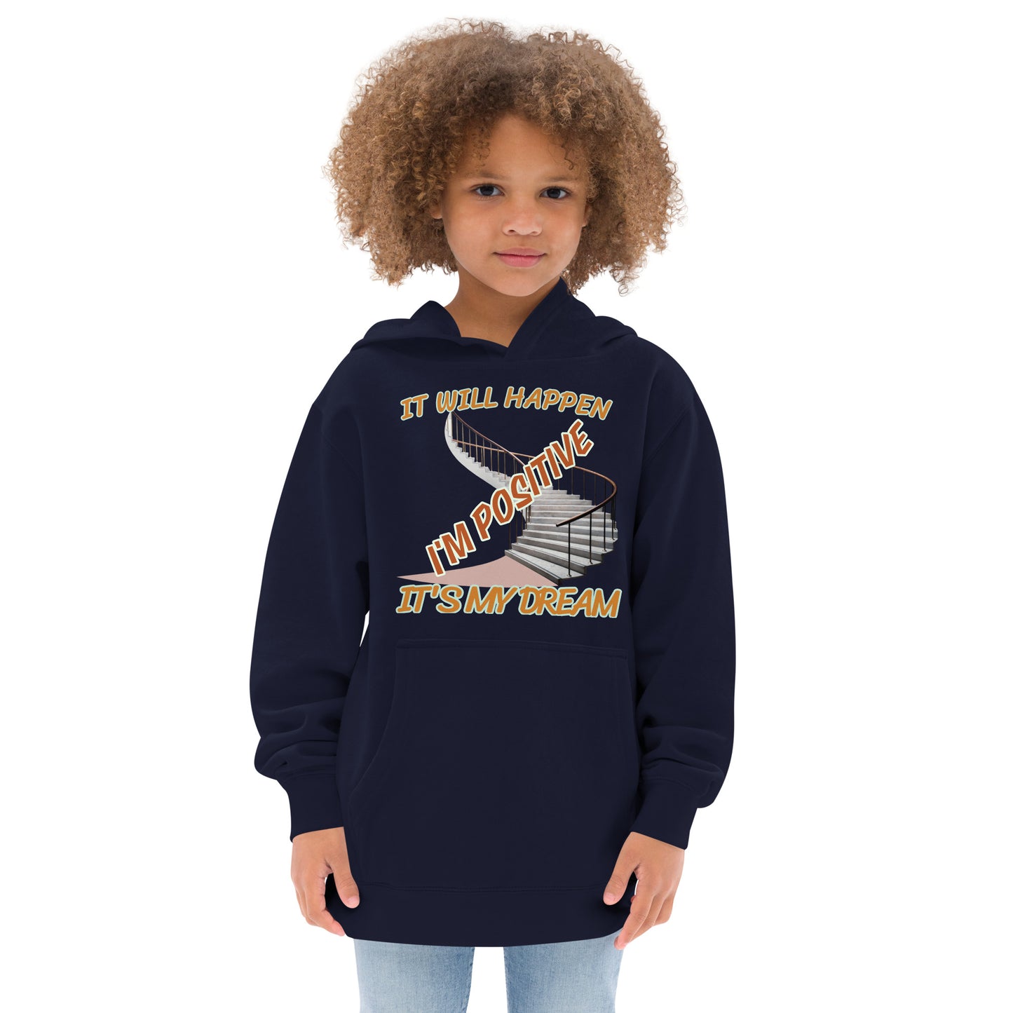 Youths in Motion-Kids fleece hoodie