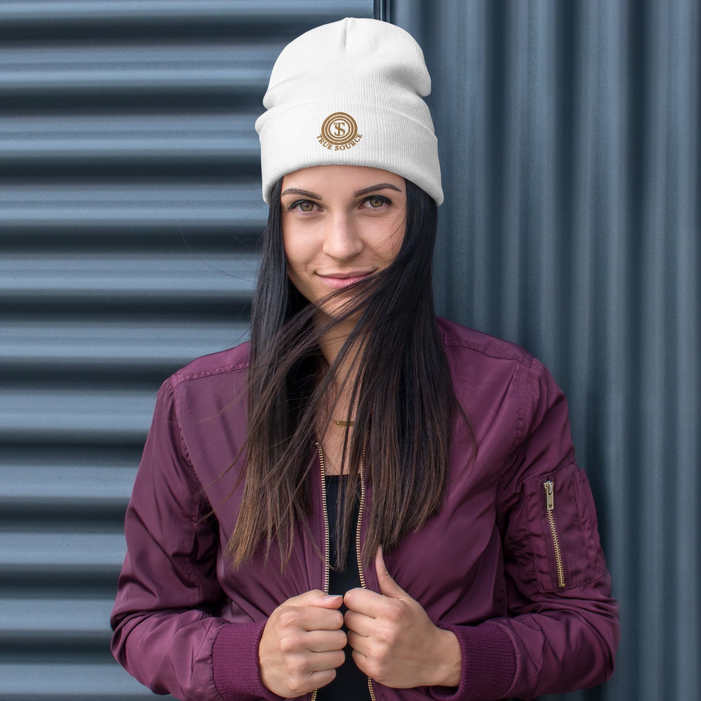 True Source-Embroidered Beanie