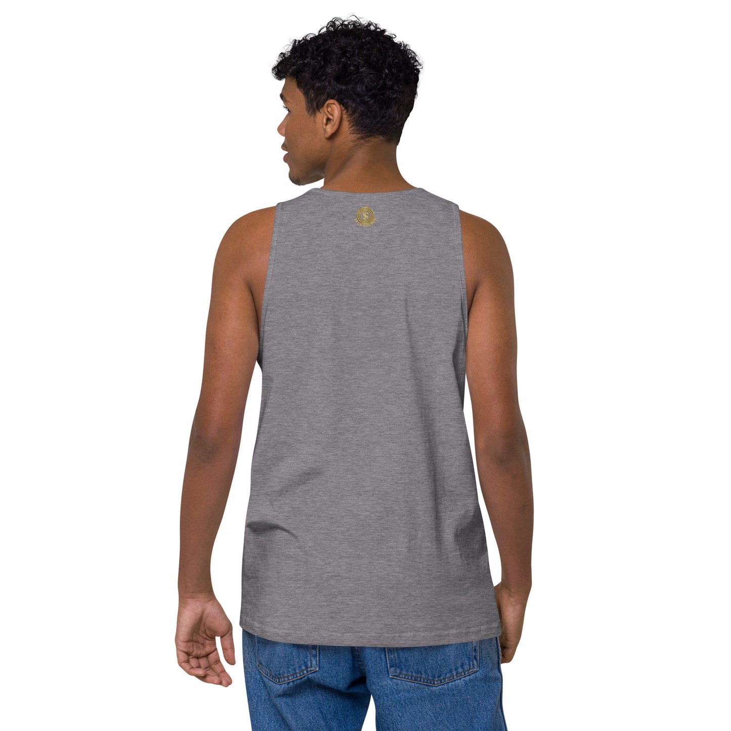 Think Positive-Men’s premium tank top