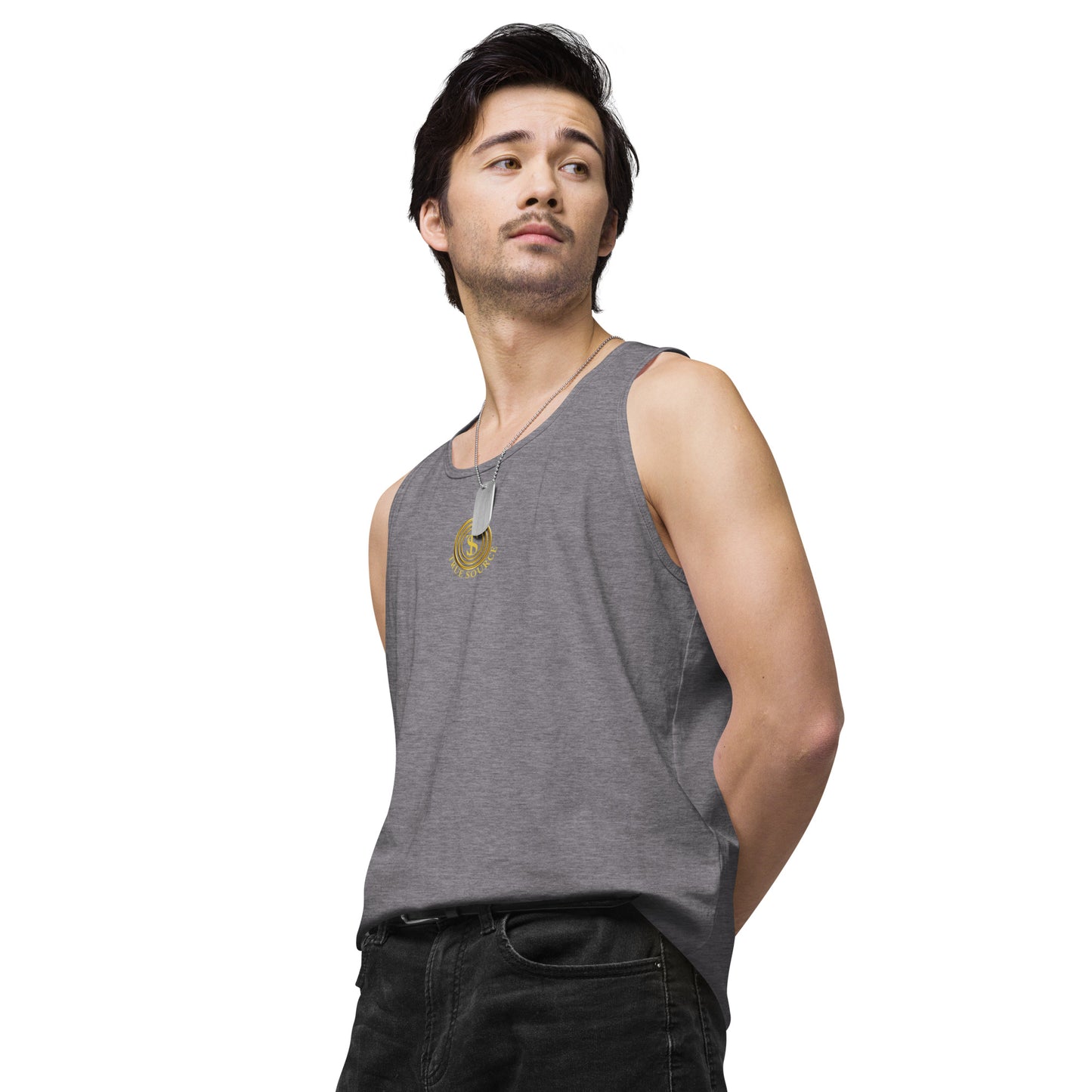 True Source-Men’s premium tank top