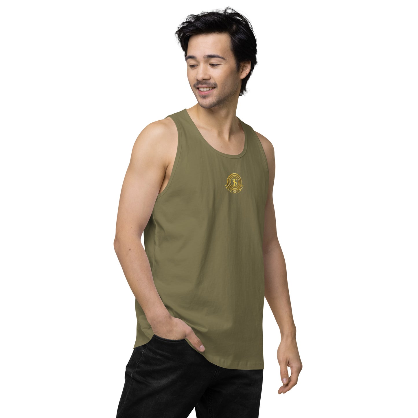 True Source-Men’s premium tank top