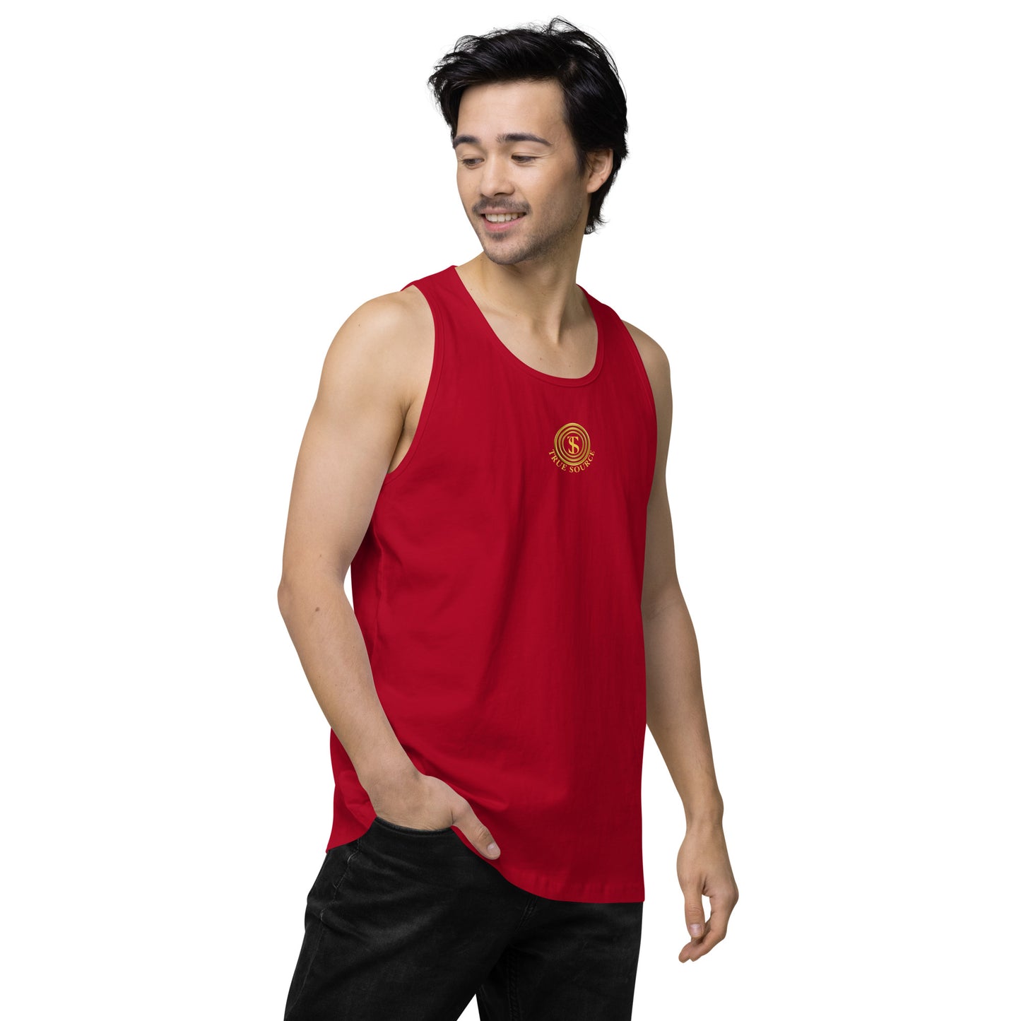 True Source-Men’s premium tank top