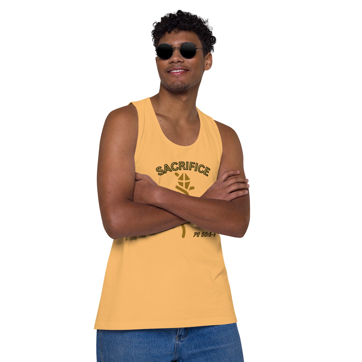 Think Positive-Men’s premium tank top