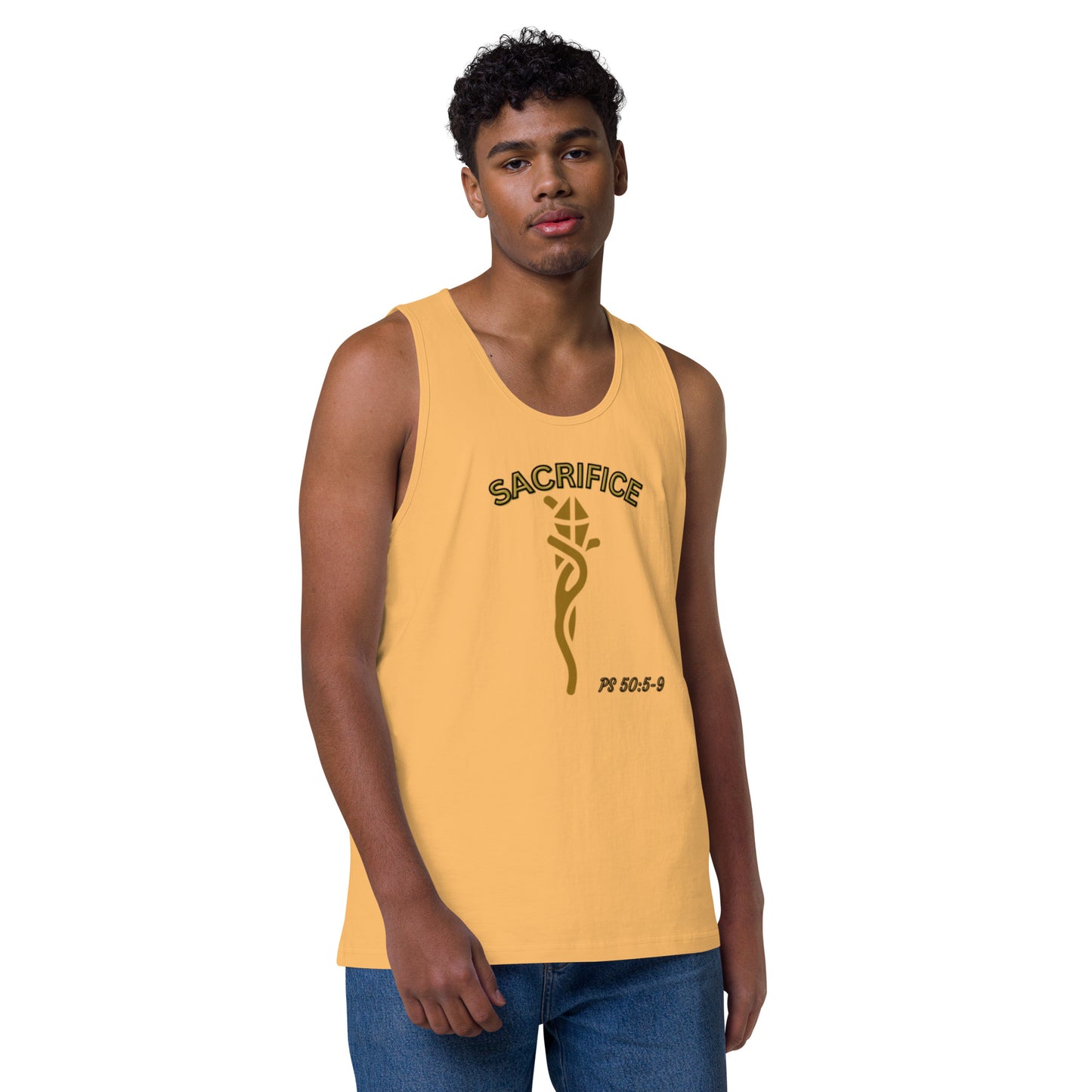 Think Positive-Men’s premium tank top