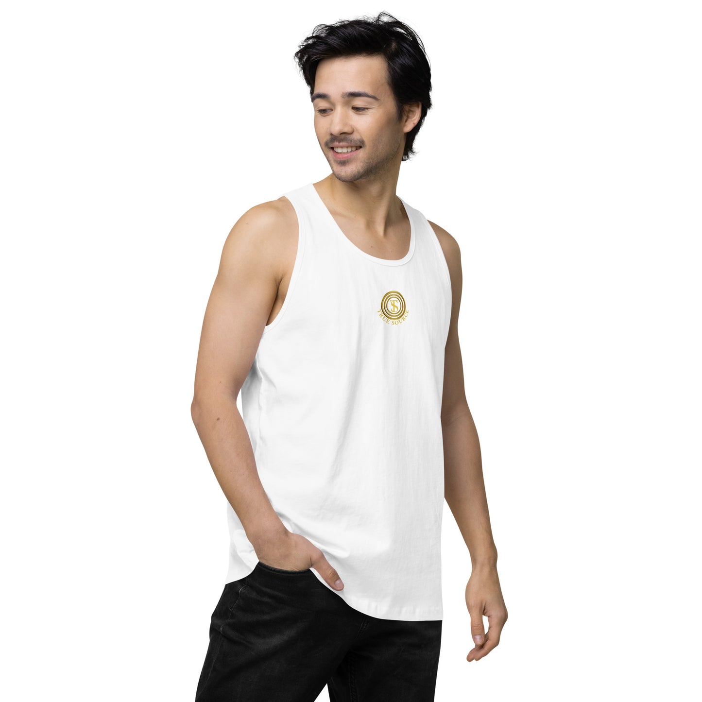 True Source-Men’s premium tank top