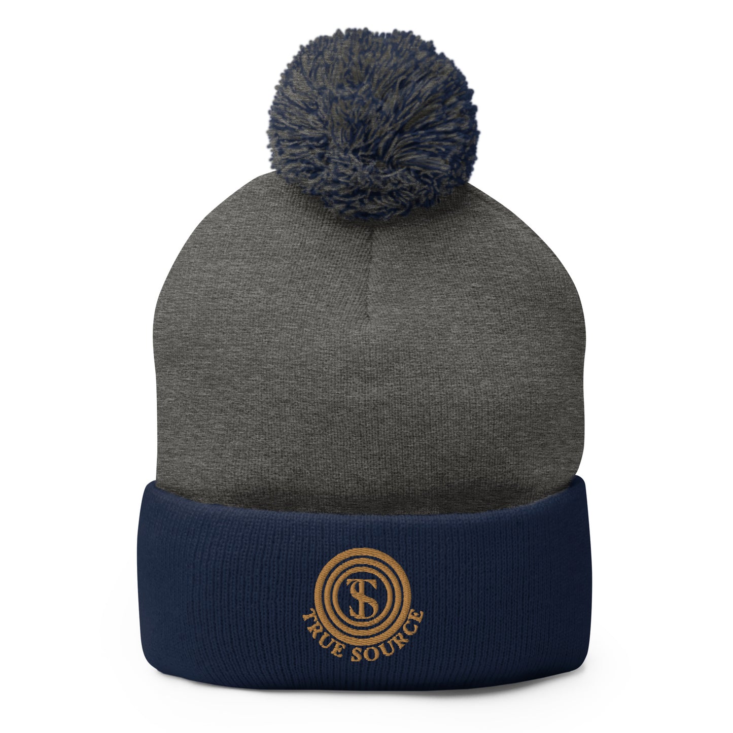 True Source-Pom-Pom Beanie