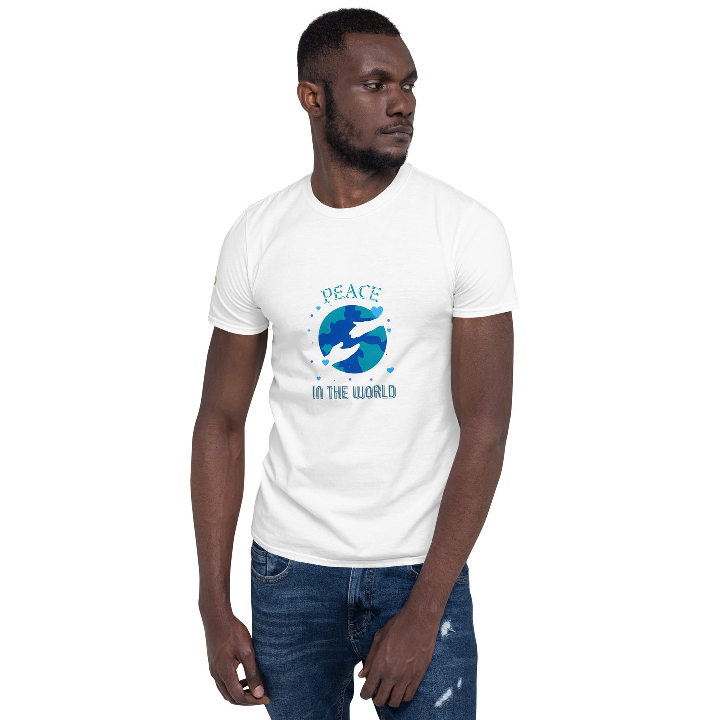 Think Positive-Short-Sleeve Unisex T-Shirt