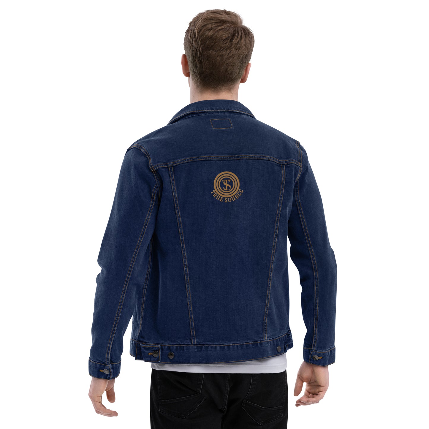 True Source-Embroidery Unisex denim jacket