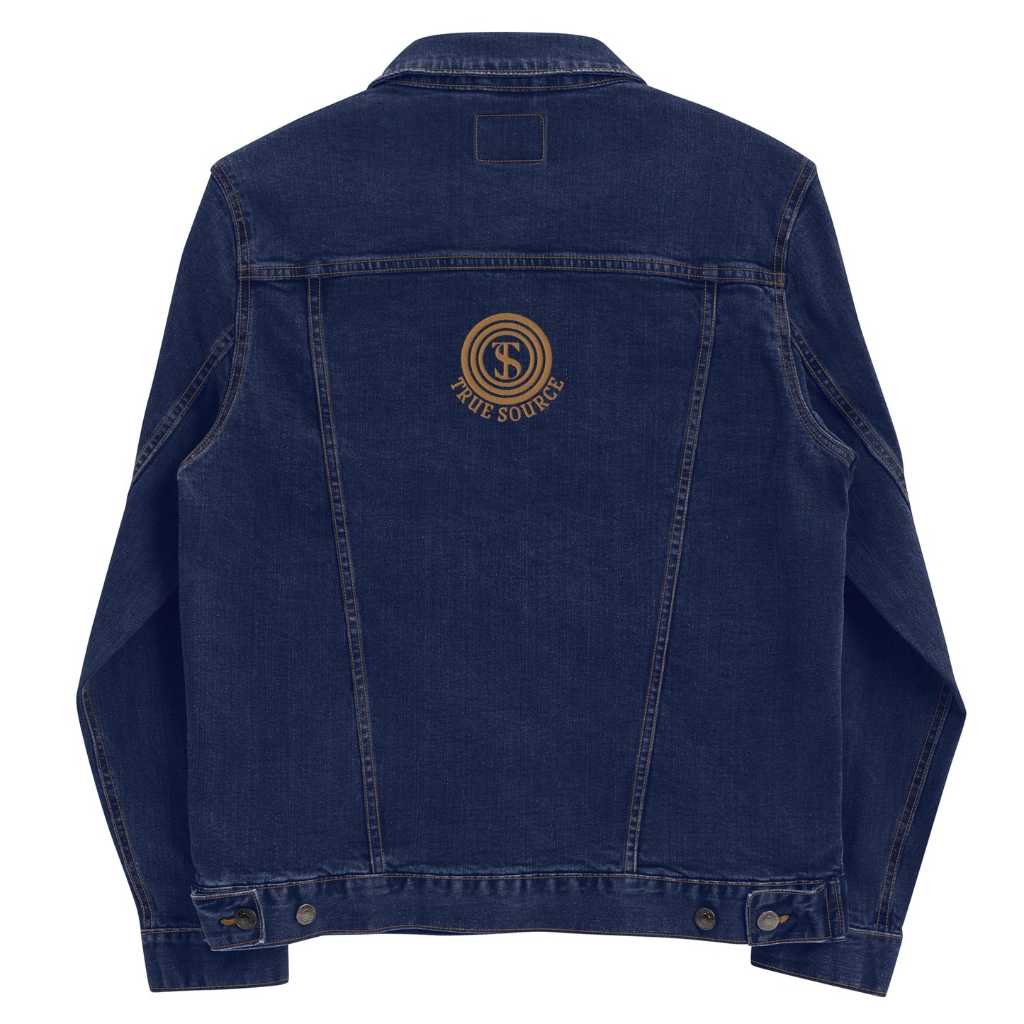 True Source-Embroidery Unisex denim jacket