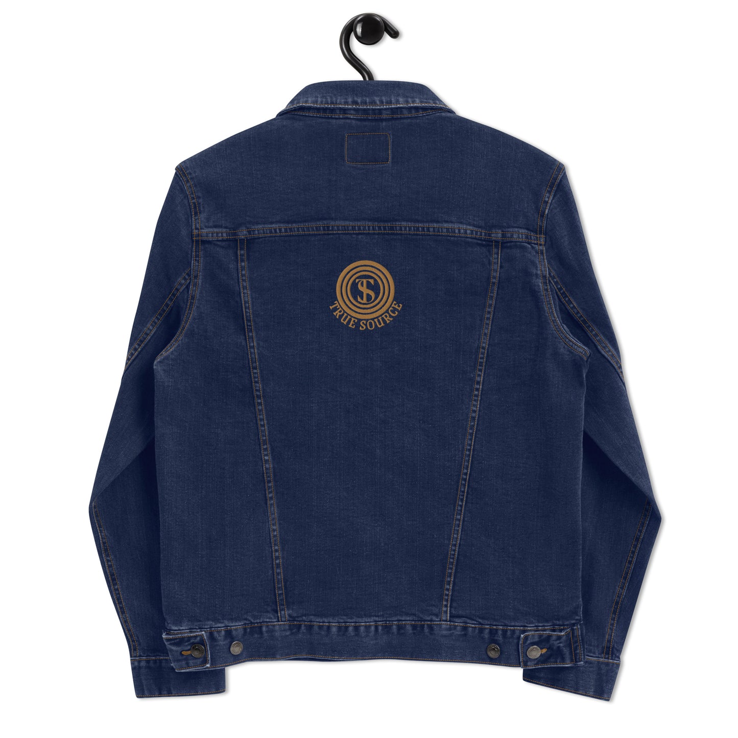 True Source-Embroidery Unisex denim jacket