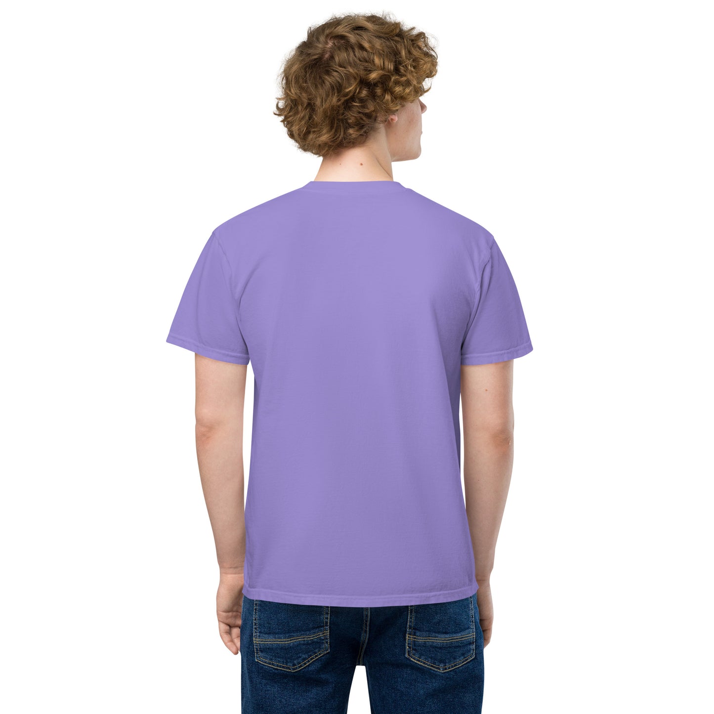 True Source-Unisex garment-dyed pocket t-shirt