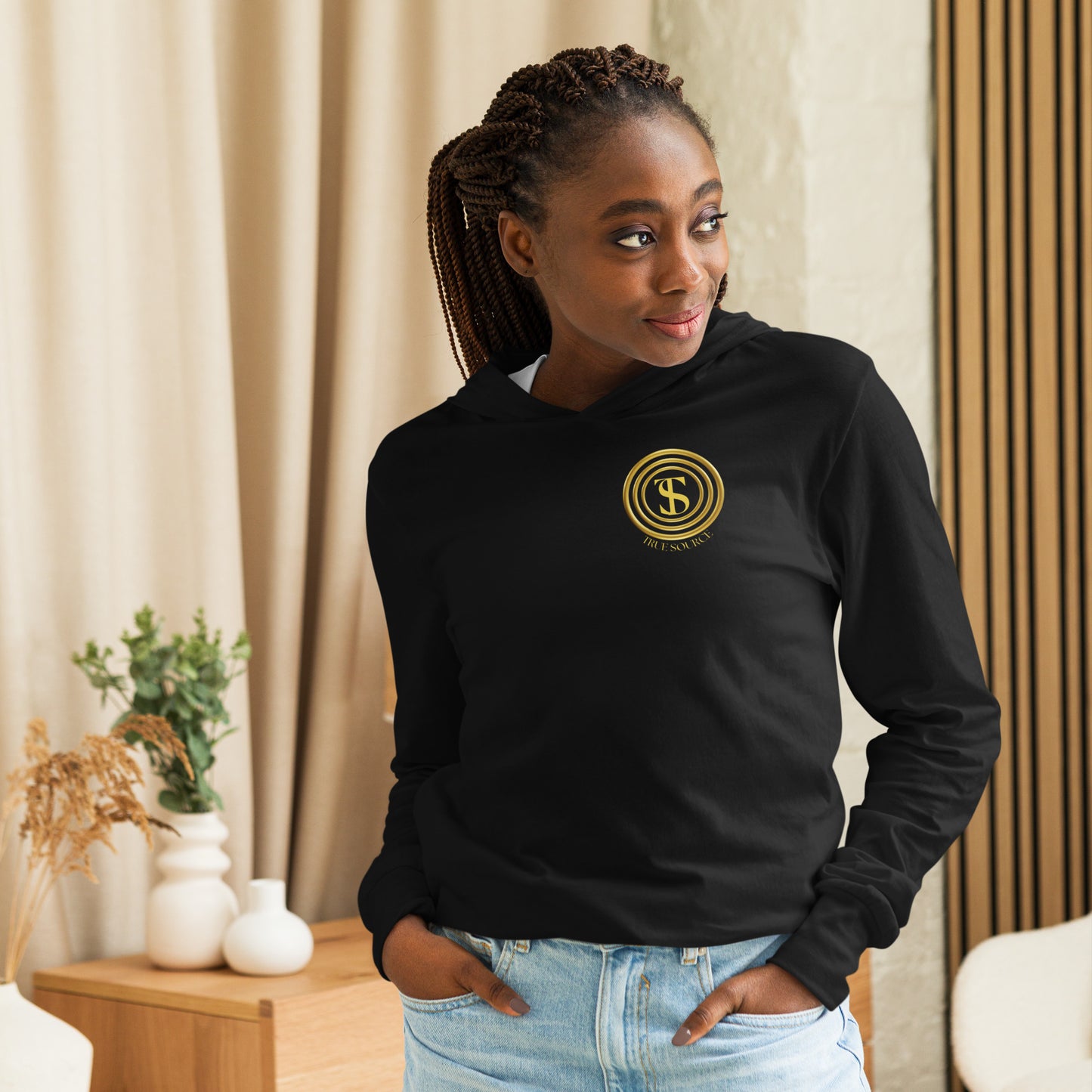 Inspire & Uplifting- Hooded long-sleeve tee