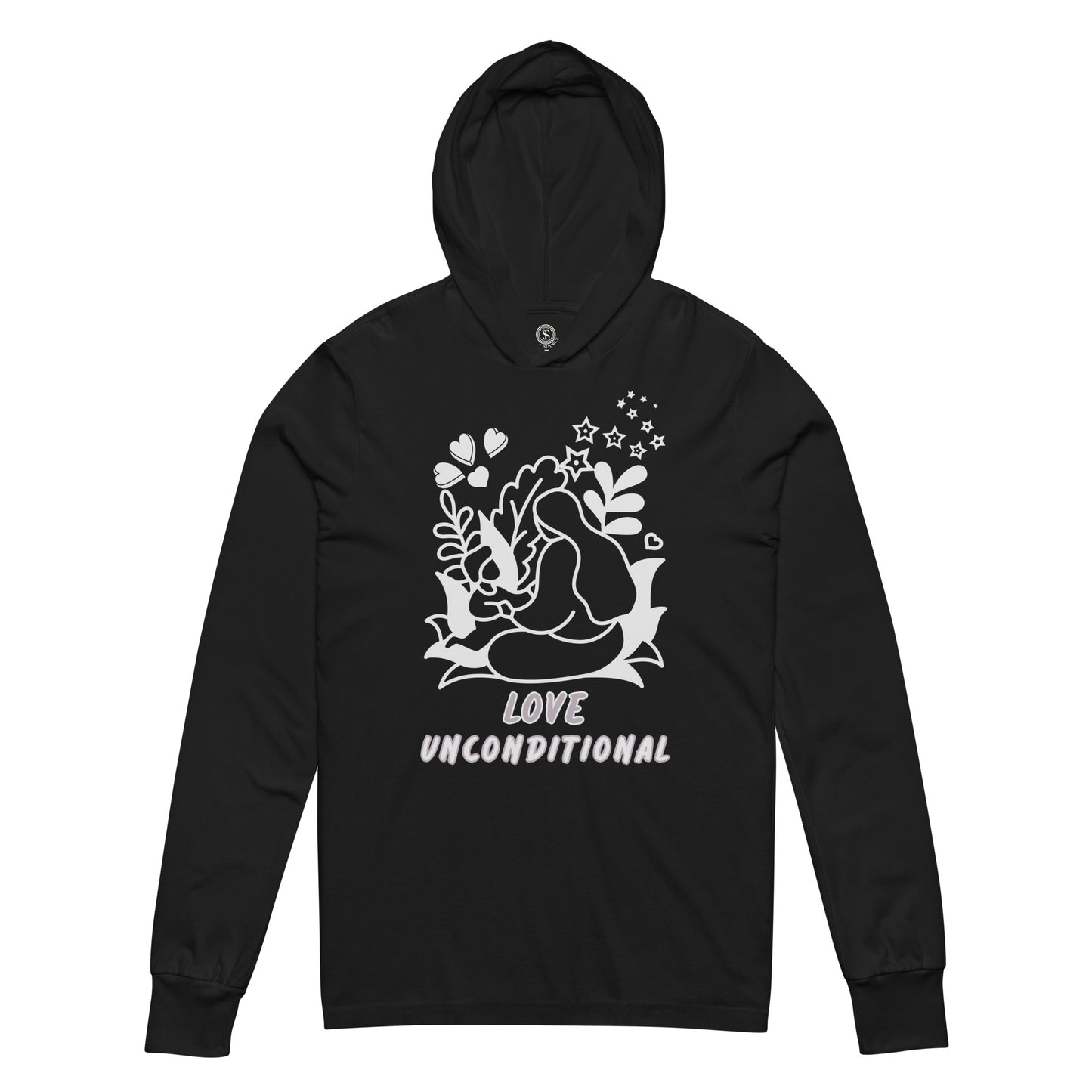 A Heart Thing-Hooded long-sleeve tee