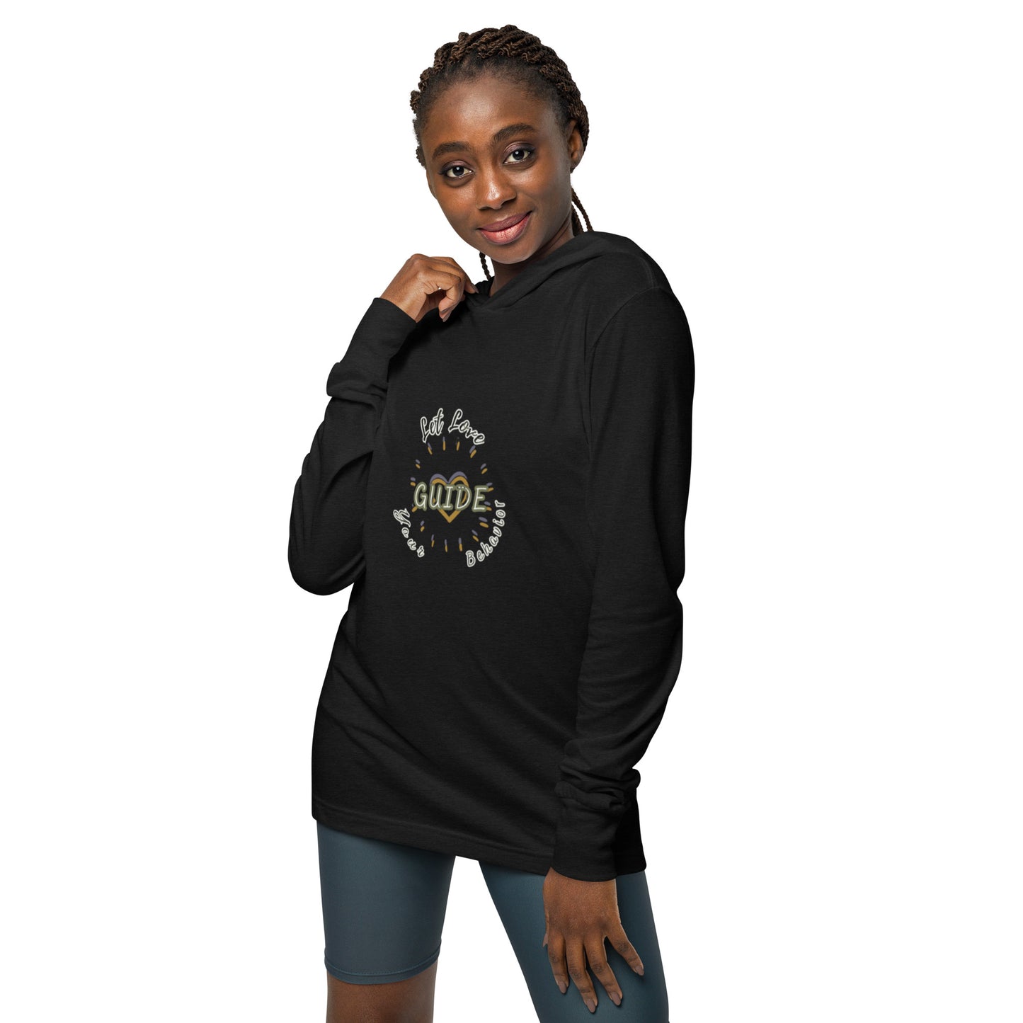 A Heart Thing-Hooded long-sleeve tee