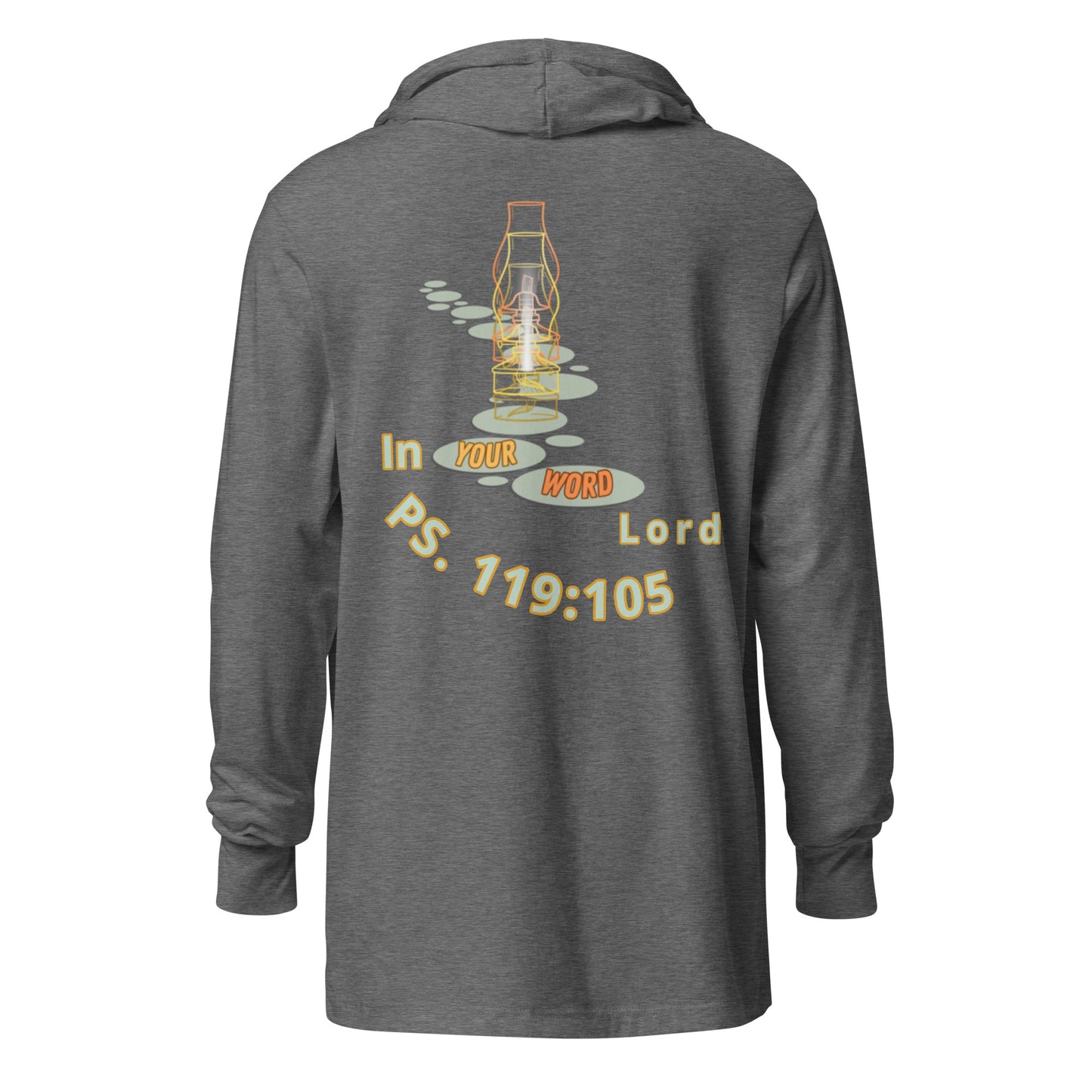 Think Positive-Hooded long-sleeve tee