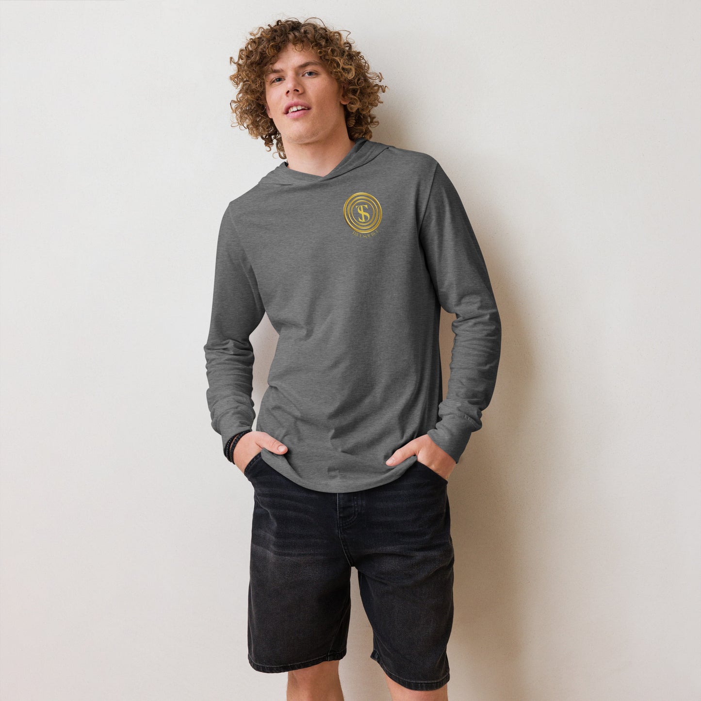 Inspire & Uplifting- Hooded long-sleeve tee