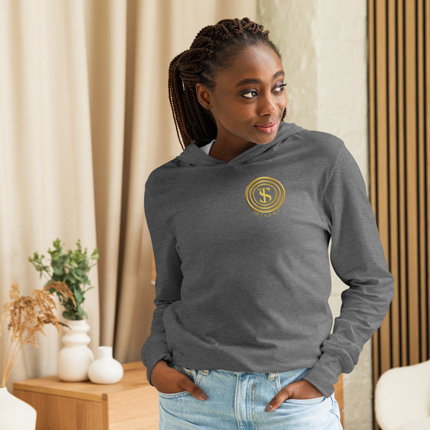 Inspire & Uplifting- Hooded long-sleeve tee