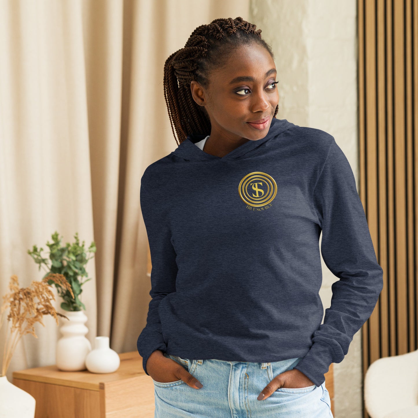 Inspire & Uplifting- Hooded long-sleeve tee