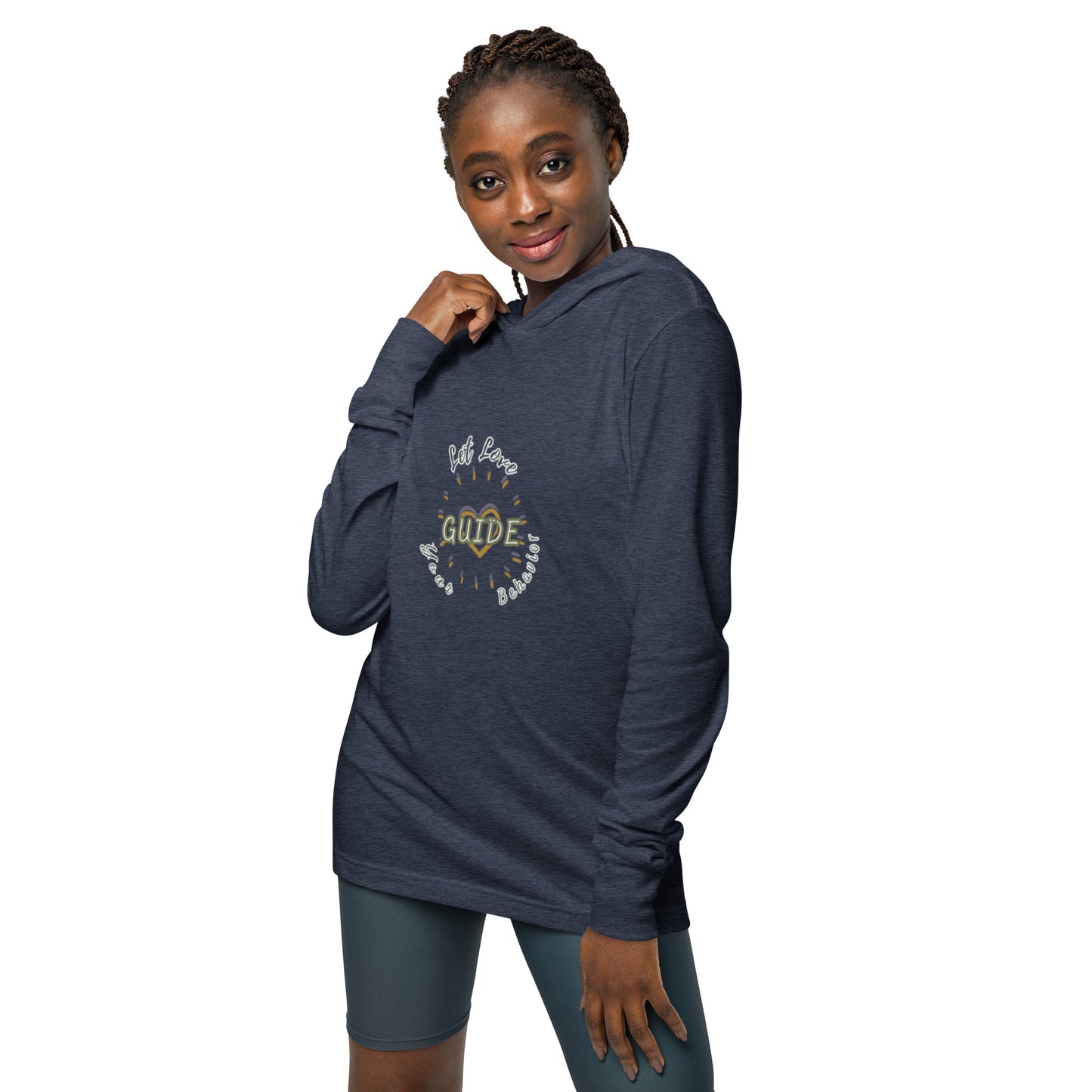 A Heart Thing-Hooded long-sleeve tee