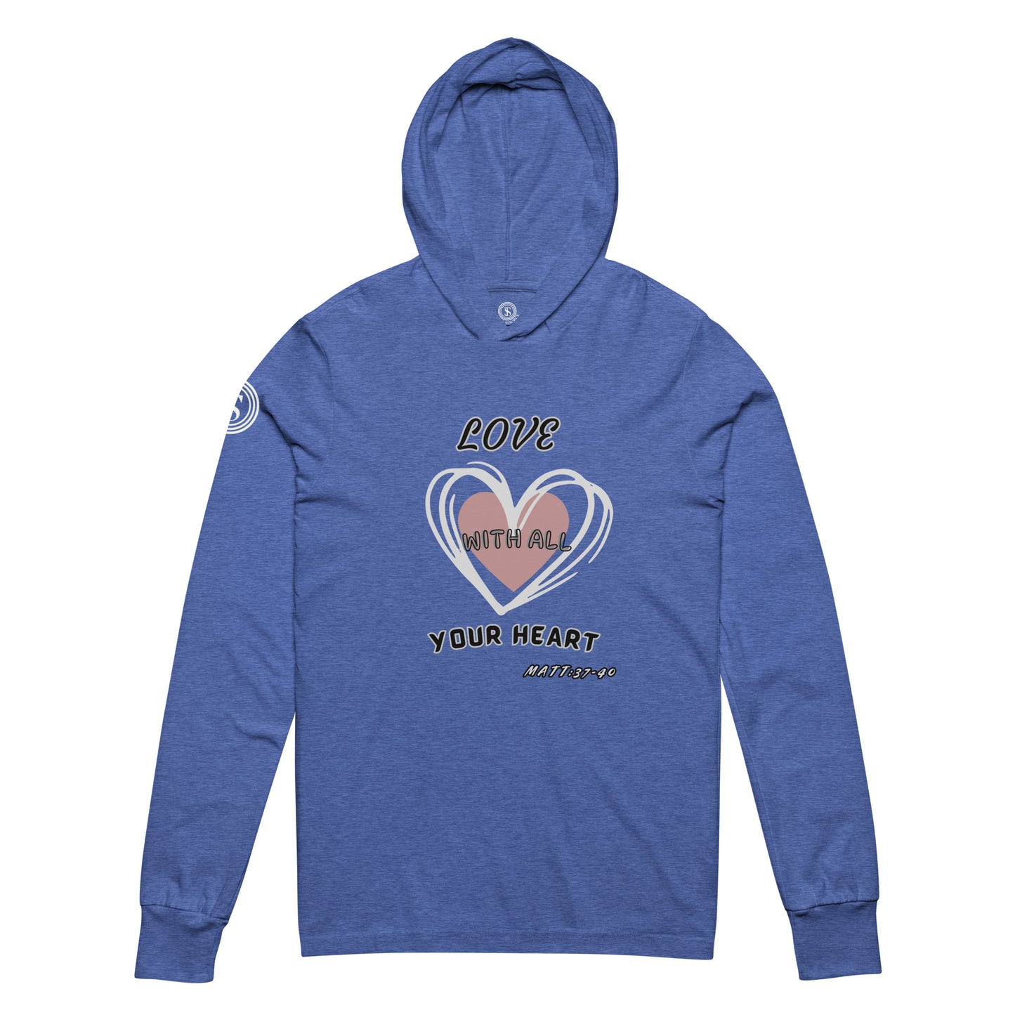 A Heart Thing-Hooded long-sleeve tee