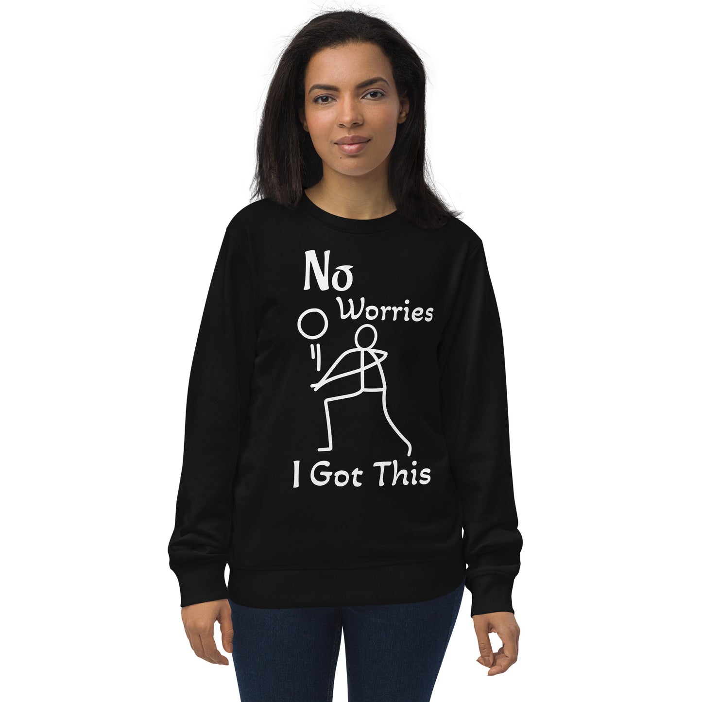 Think Positive- Unisex organic sweatshirt