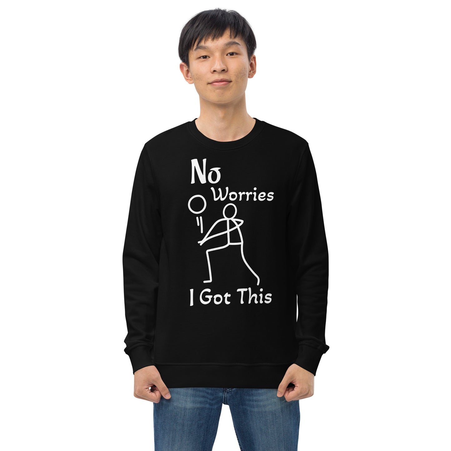 Think Positive- Unisex organic sweatshirt