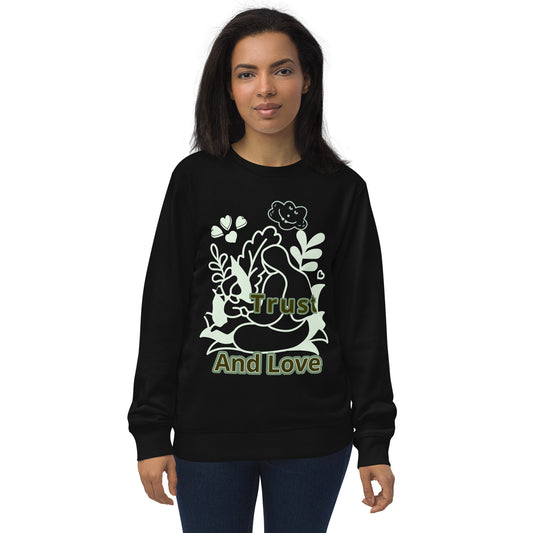 A Heart Thing-Unisex organic sweatshirt