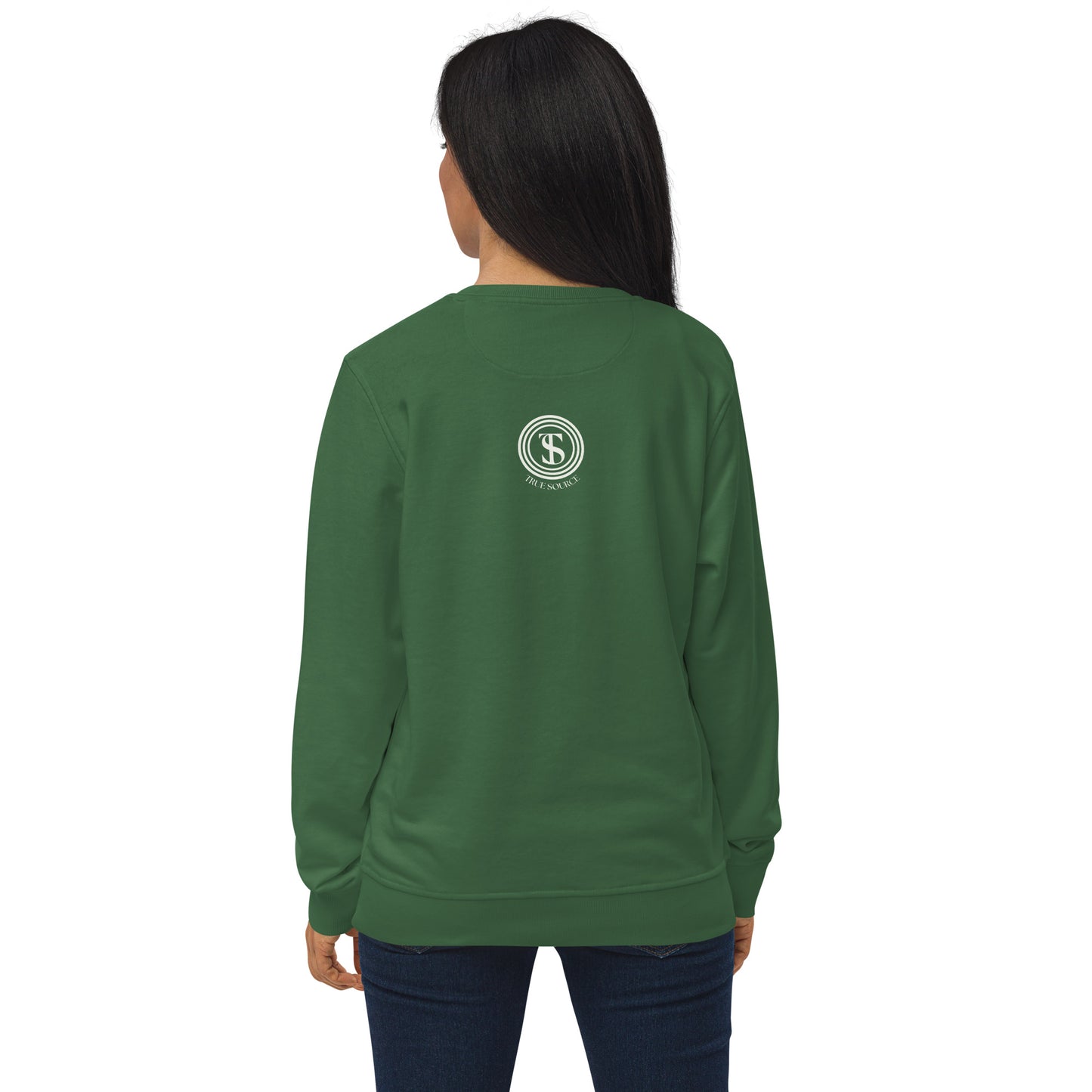 Think Positive- Unisex organic sweatshirt