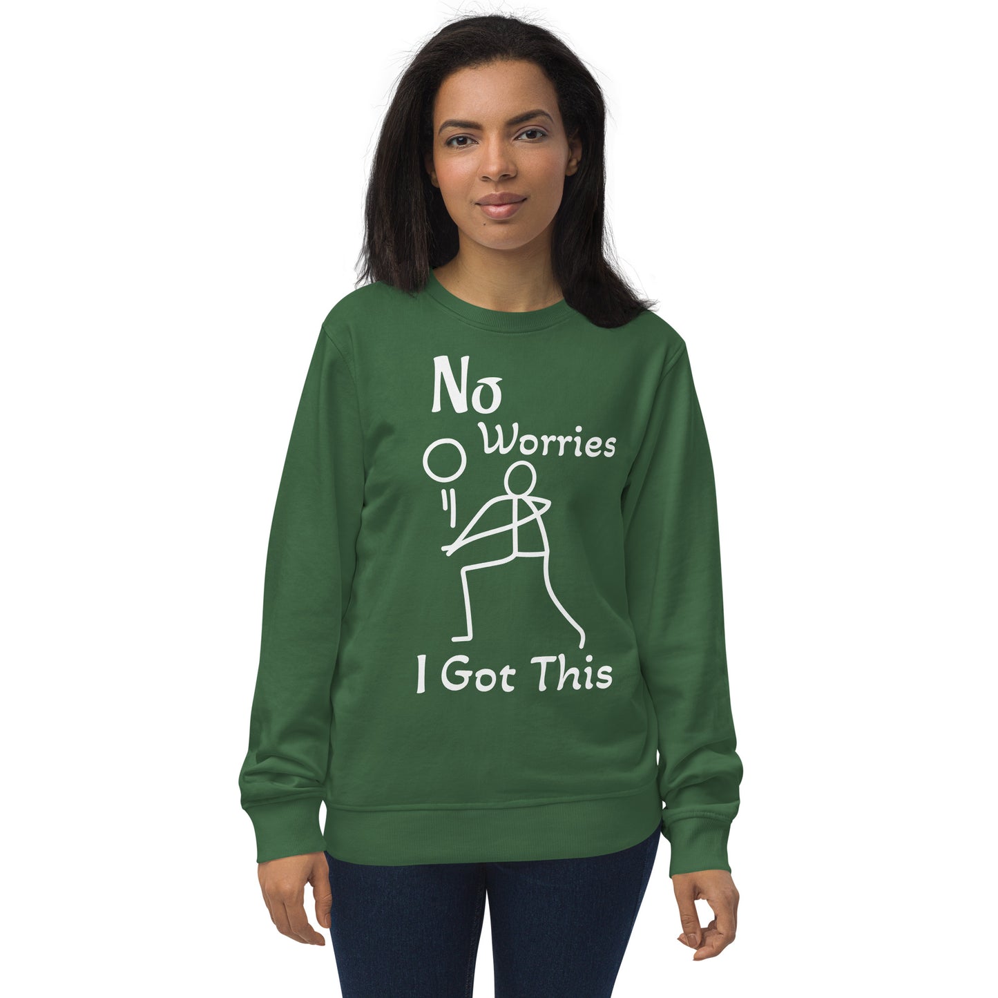 Think Positive- Unisex organic sweatshirt