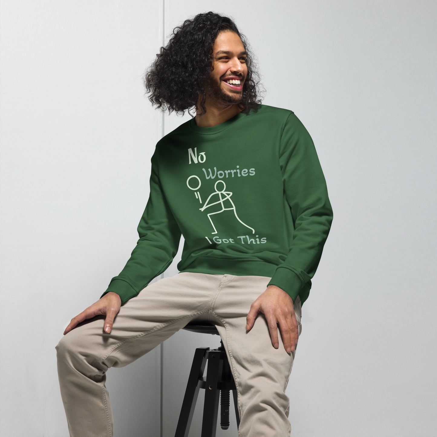 Think Positive- Unisex organic sweatshirt