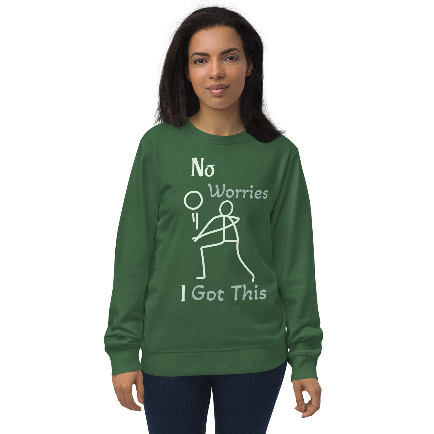 Think Positive- Unisex organic sweatshirt