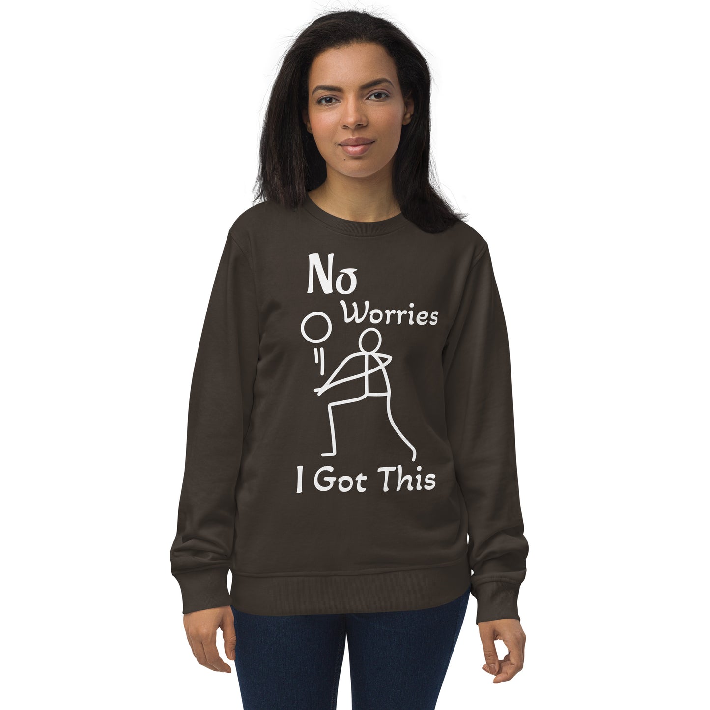 Think Positive- Unisex organic sweatshirt