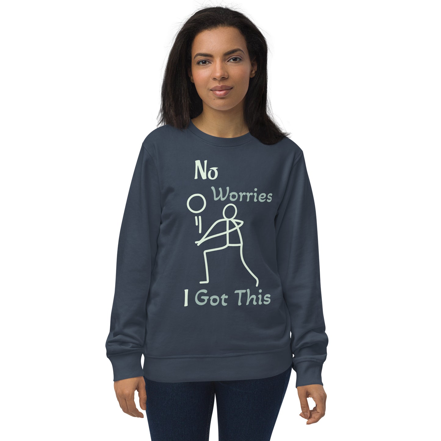 Think Positive- Unisex organic sweatshirt