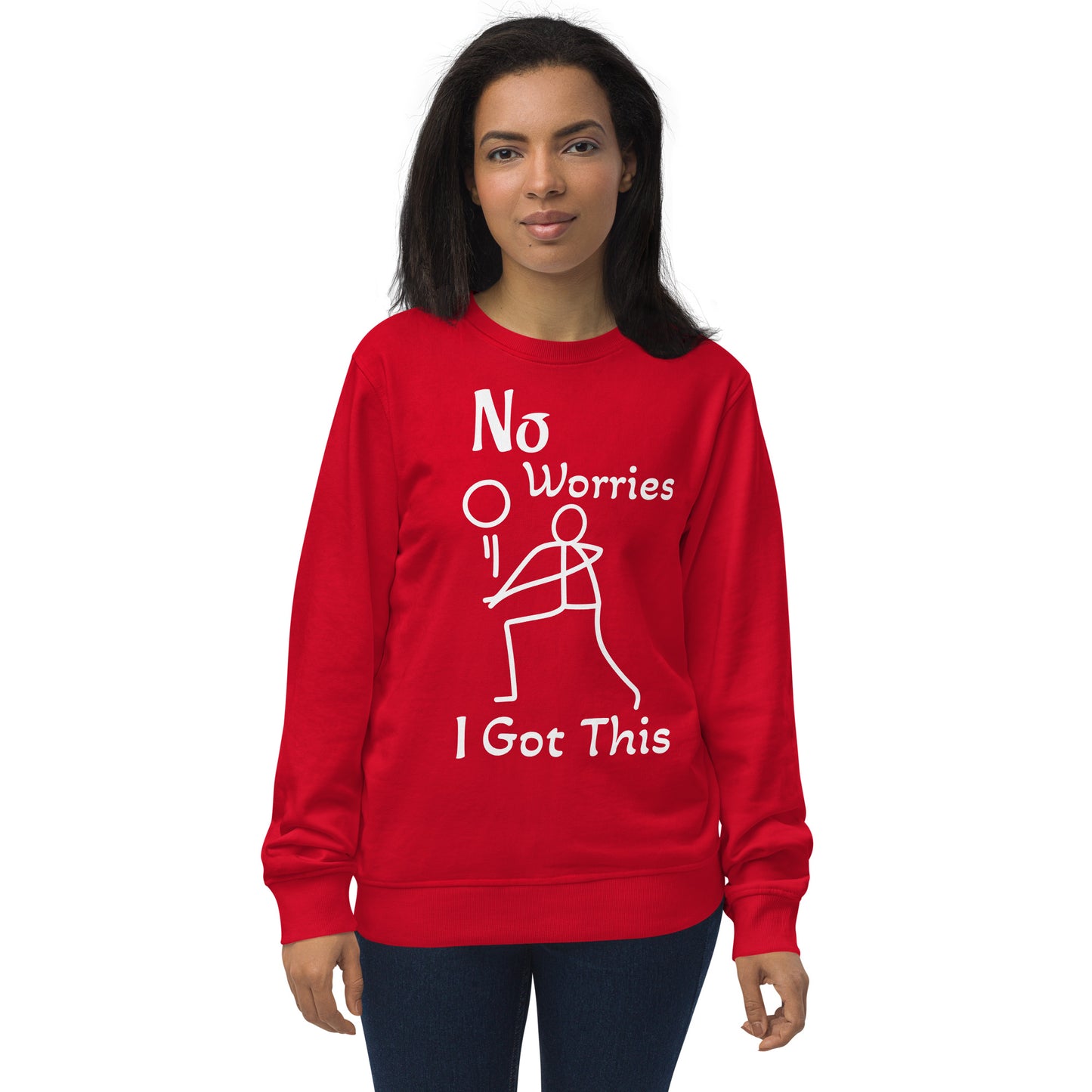 Think Positive- Unisex organic sweatshirt