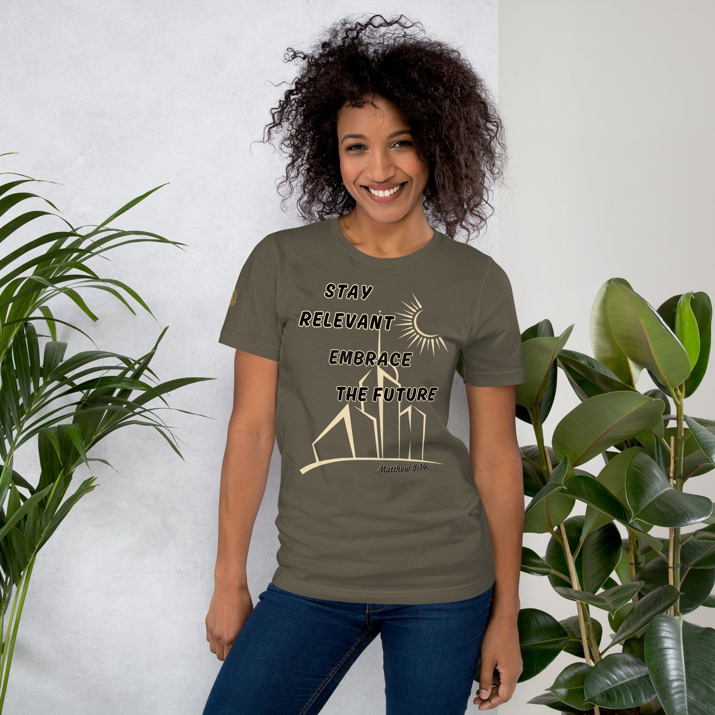 Think Positive-Unisex t-shirt