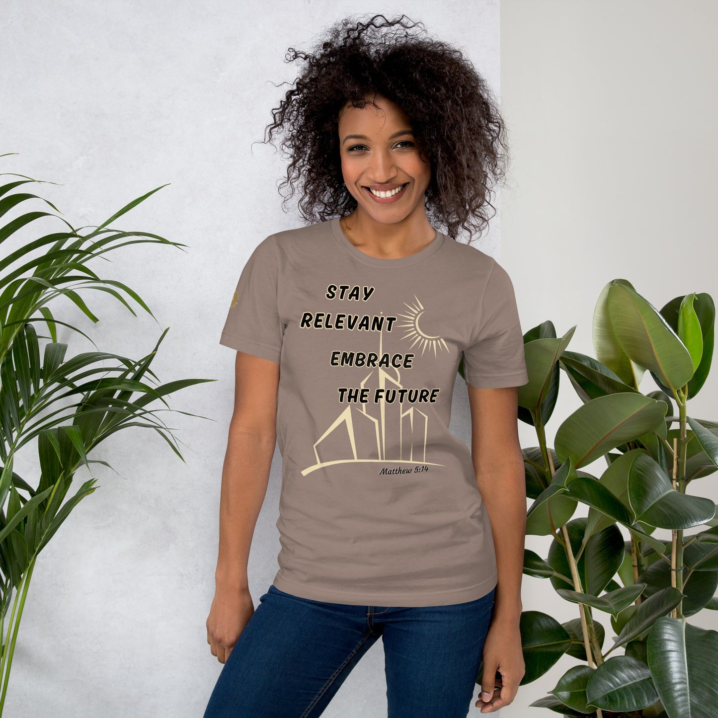 Think Positive-Unisex t-shirt