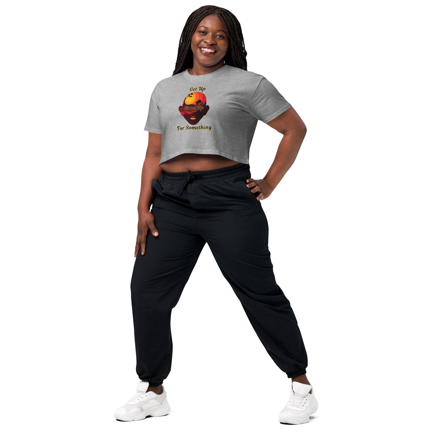 Think Positive-Women’s crop top