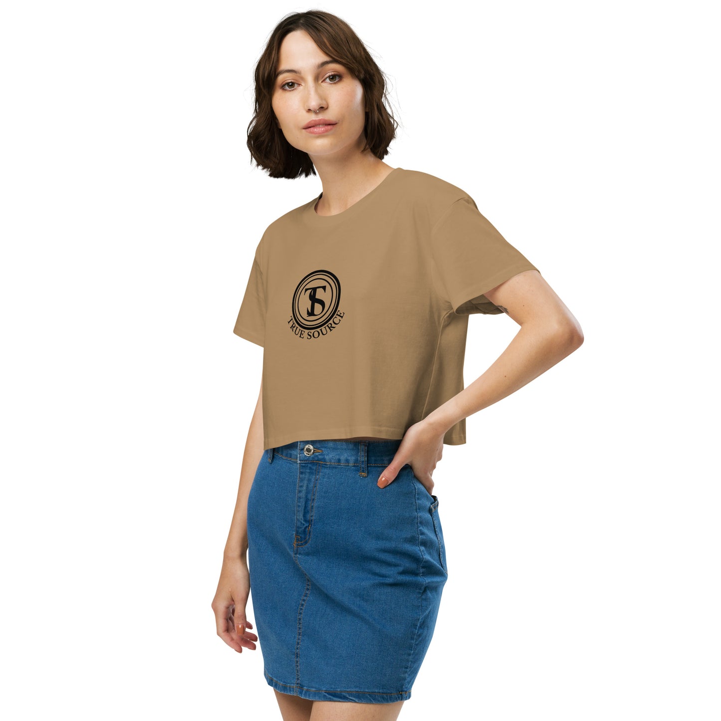 Think Positive-Women’s crop top