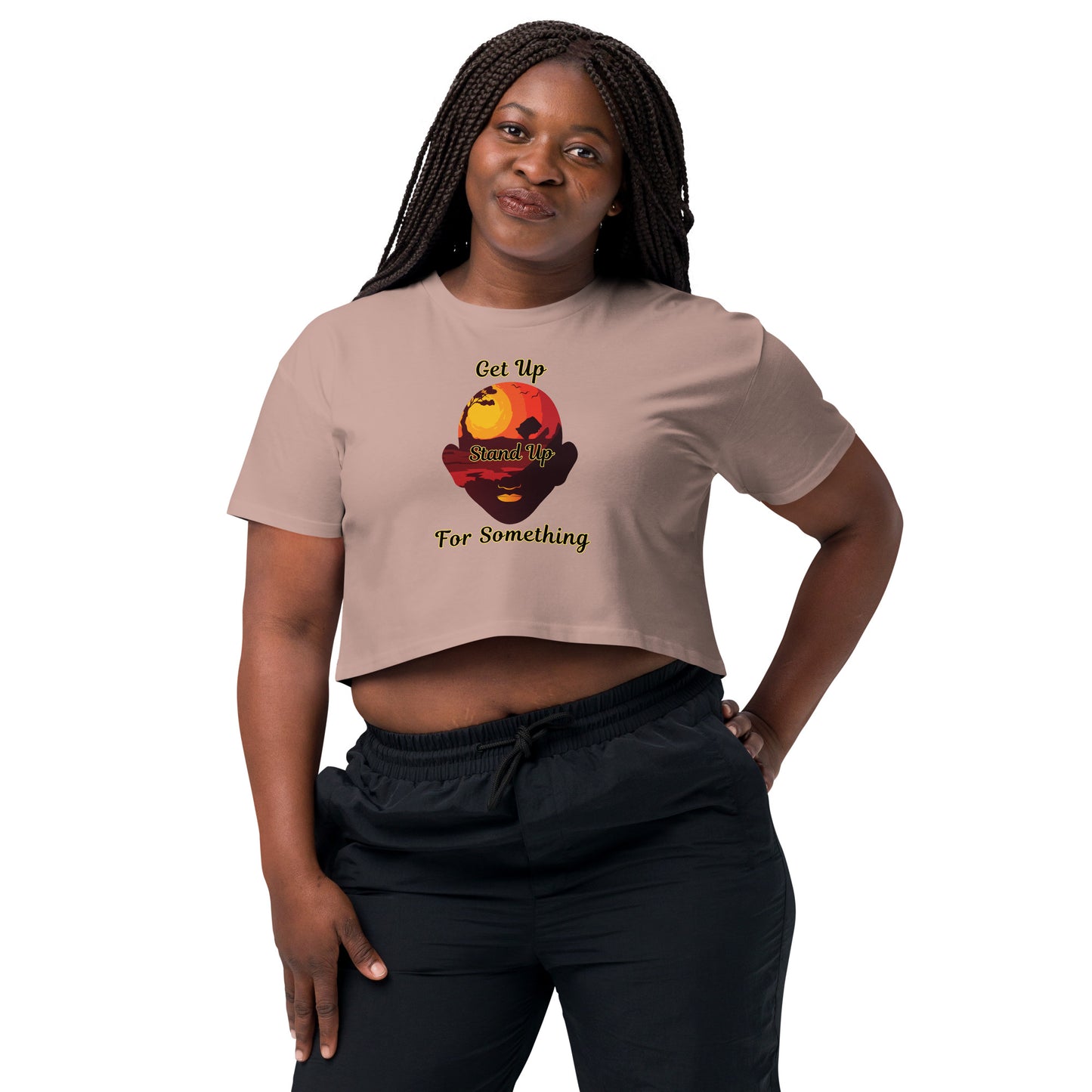 Think Positive-Women’s crop top