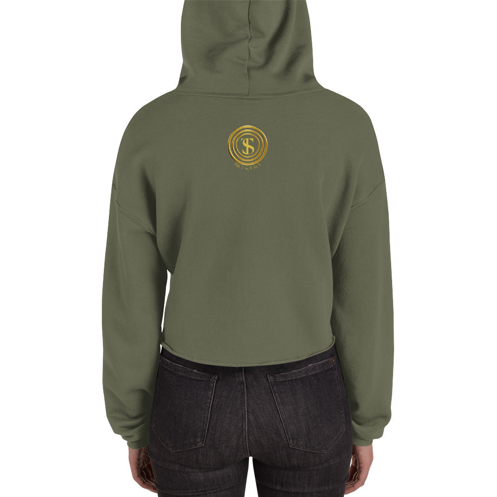 Think Positive- Crop Hoodie