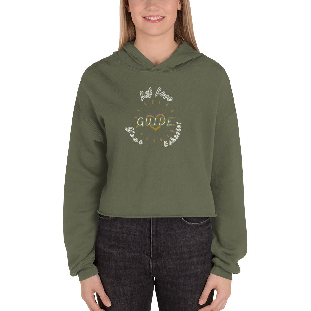 A heart Thing-Crop Hoodie