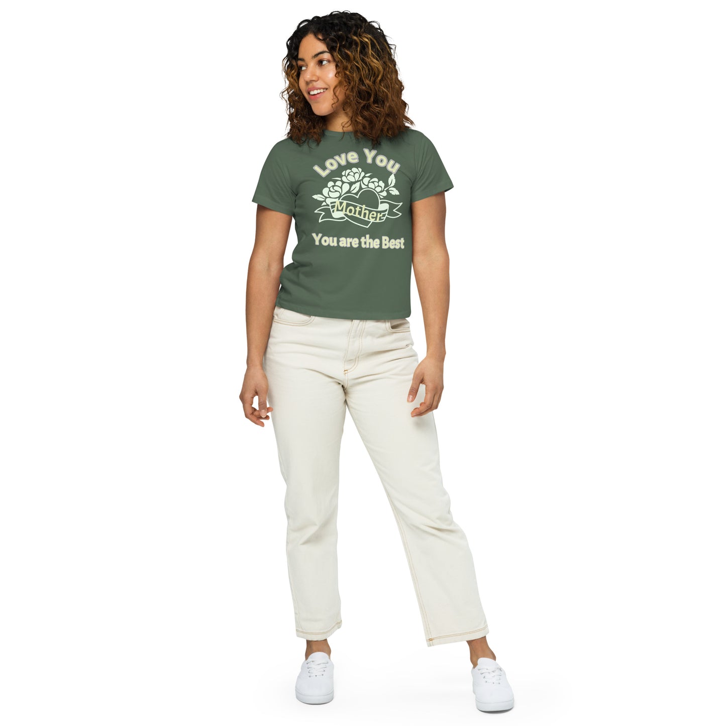 A Heart Thing-Women’s high-waisted t-shirt