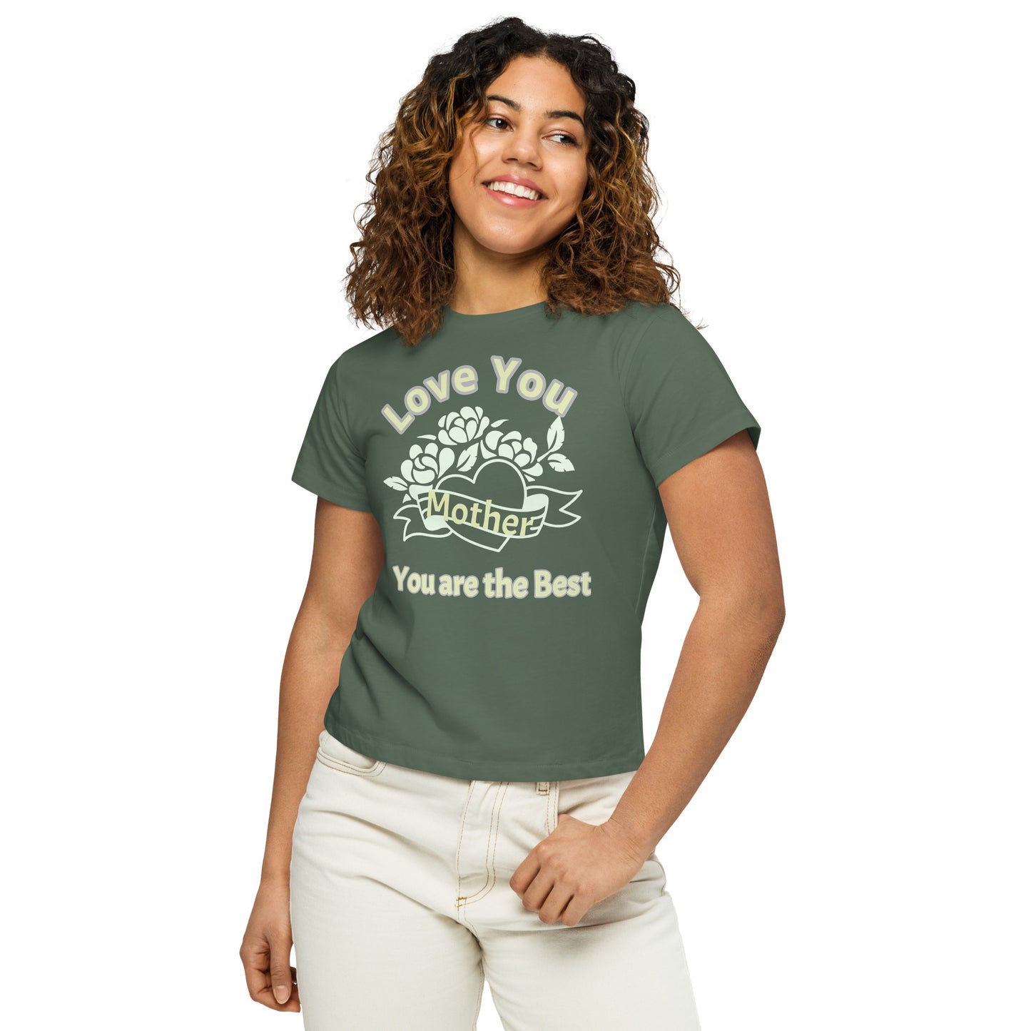 A Heart Thing-Women’s high-waisted t-shirt