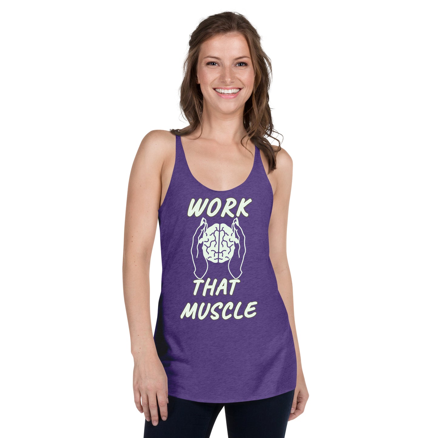 Think Positive-Women's Racerback Tank NN