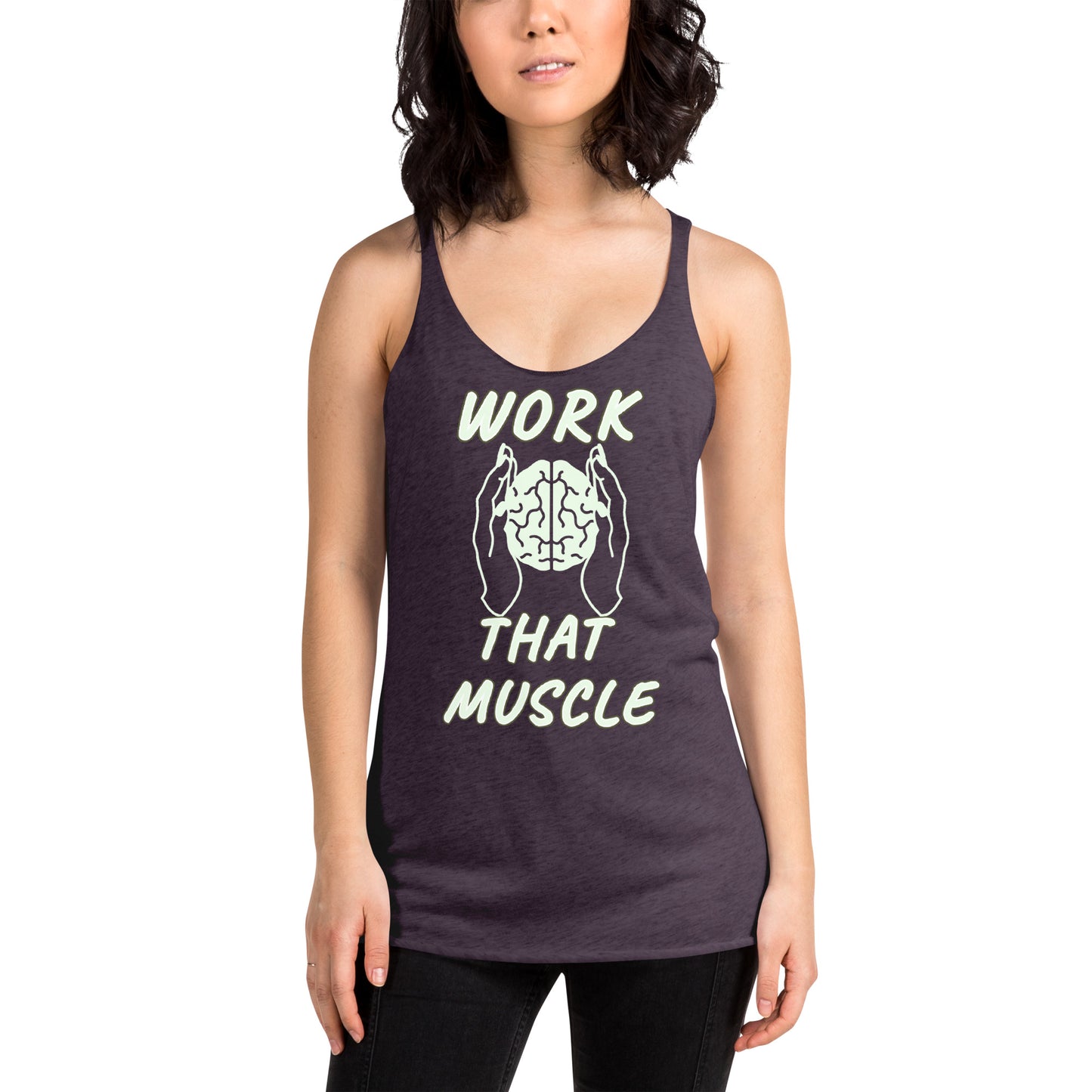 Think Positive-Women's Racerback Tank NN